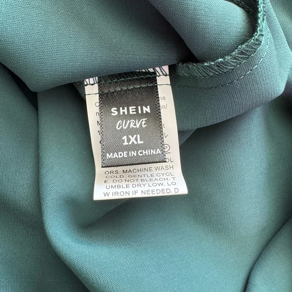 SHEIN One Shoulder Split Thigh Shift Dress - Picture 6 of 7